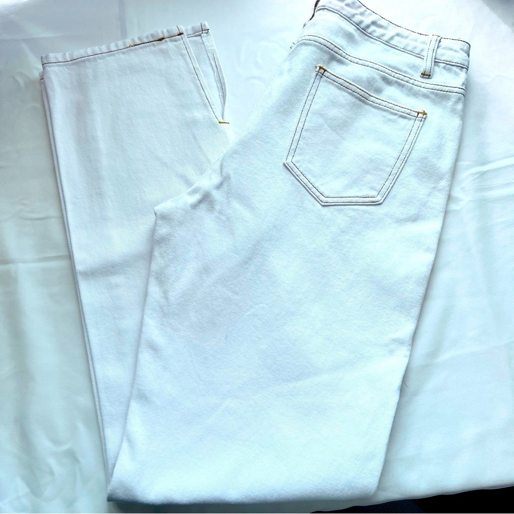 Lioness ALABAMA JEAN Color:White Size:L 100% cotton high waist 5 pockets design